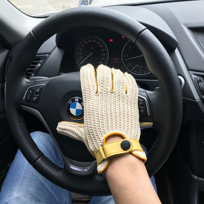 Male And Female Pilots Driving Sports Gloves Crochet Breathable